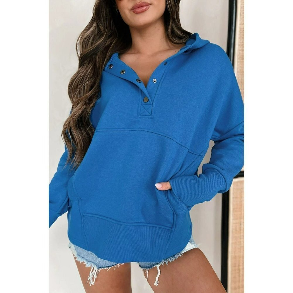 The Second Pullover in Ocean Blue